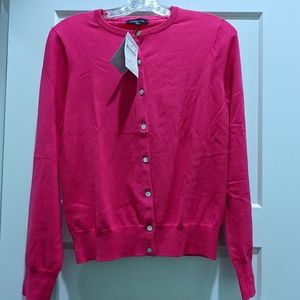 Land's End fine gauged cotton cardigan